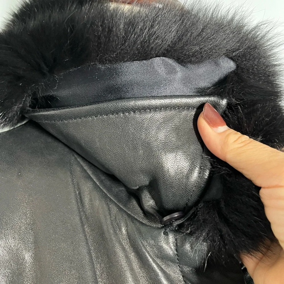 Vintage Leather Penny Lane Coat size L - Picture 11 of 13